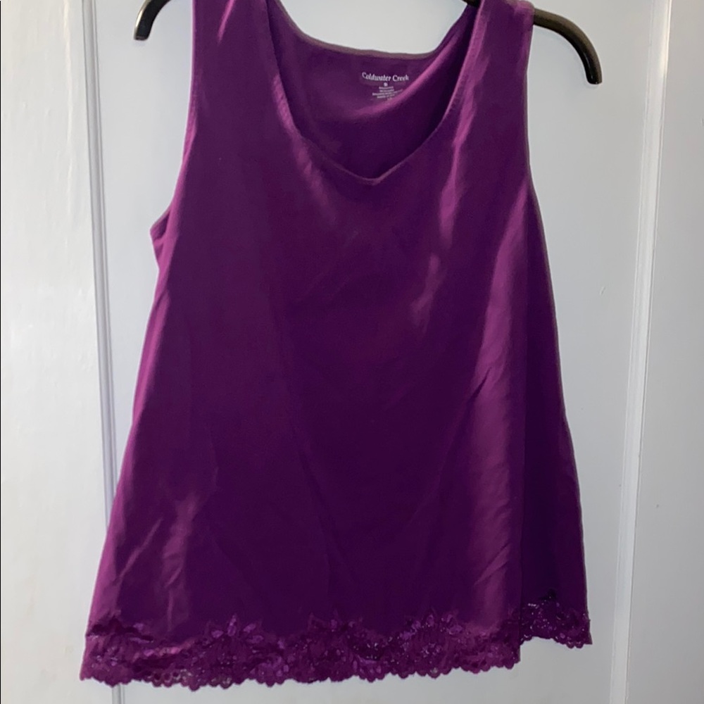 Coldwater Creek Purple Tank Top extender